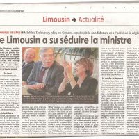 Éric Donzé, « Le Limousin a su séduire la ministre », La Montagne, 21 juin 2013